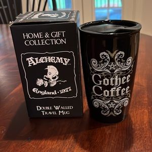 New in box ALCHEMY, double walled travel mug
